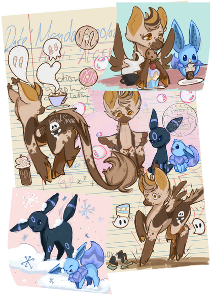 A revenge for DemonicSaffie Featuing Caramellow and Shadow