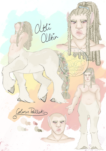 A ref shet of a centaur